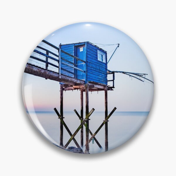 Item preview, Fishery on the Jade coast admiring the sunrise over Bourgneuf bay. designed and sold by RobArt-Photo.