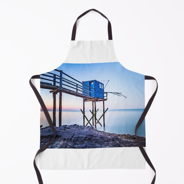 Item preview, Fishery on the Jade coast admiring the sunrise over Bourgneuf bay. designed and sold by RobArt-Photo.