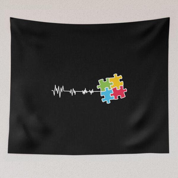 Item preview, Autism Heart Beats Perfect Gift designed and sold by TTFMerch.