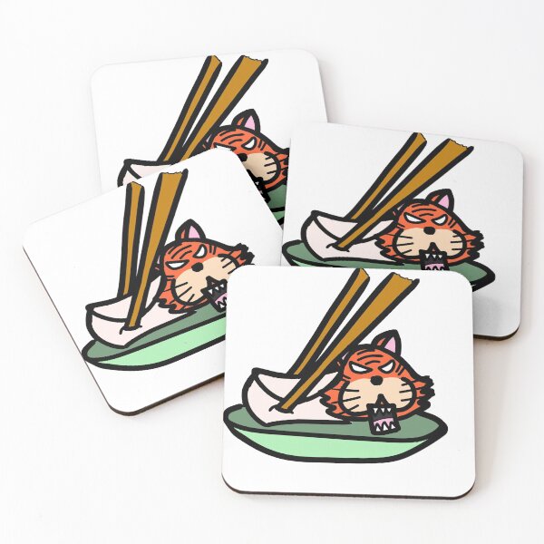 Item preview, Funny Tiger in a Radish Wrap designed and sold by Niiyoon's Designs.