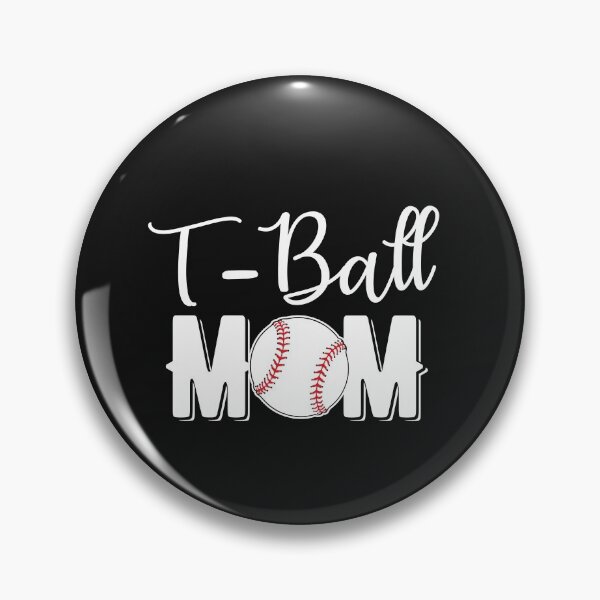 Item preview, T Ball MOM Tee Ball Pelota deportiva Mamá Béisbol Mamá Softbol Mamá Texto blanco designed and sold by Rabbitti.