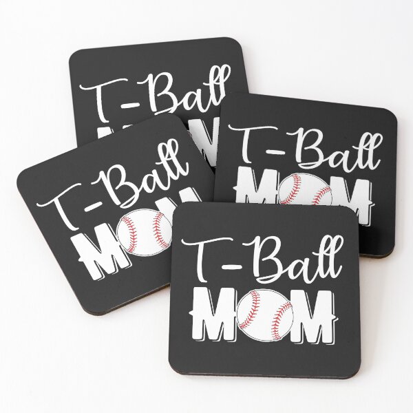 Item preview, T Ball MOM Tee Ball Sports Ball Mom Baseball Mom Softball Mom White Text designed and sold by Rabbitti.