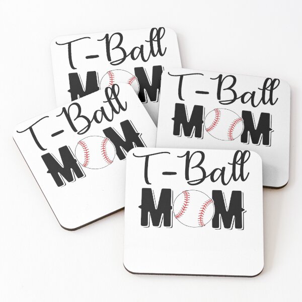Item preview, T Ball MOM Tee Ball Sports Ball Mom Baseball Mom Softball Mom Black Text designed and sold by Rabbitti.