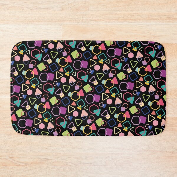 Item preview, Rainbow Round Shapes - LGBT Pride Geometric Pattern (Dark) designed and sold by Mario Patterns.