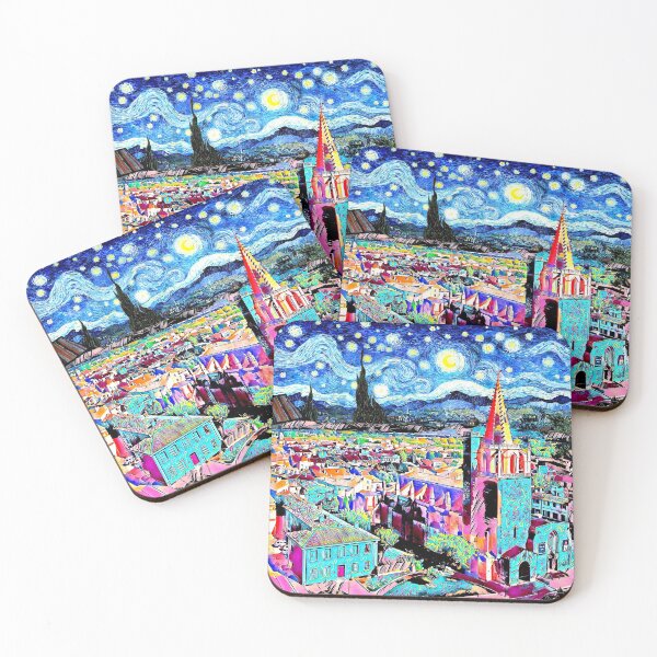 Item preview, Starry Night in Tarascon designed and sold by EkaArtShop.