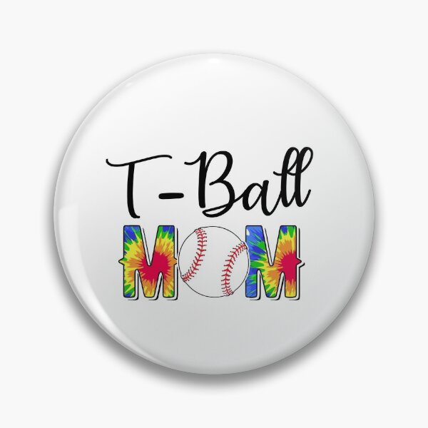 Artikelvorschau, T Ball MOM Tee Ball Sportball Mom Baseball Mom Softball Mom Tie Dye entworfen und verkauft von Rabbitti.