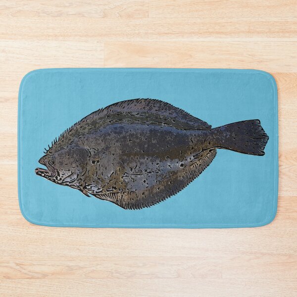 Item preview, Summer Flounder (Fluke) Black Alternate Print  designed and sold by designsasstultd.