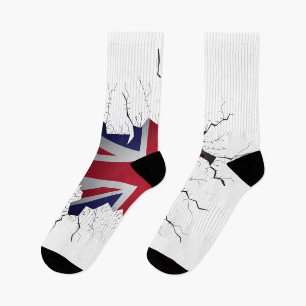 Item preview, Uk British Union Jack Breaking Through designed and sold by WearWolfDesigns.