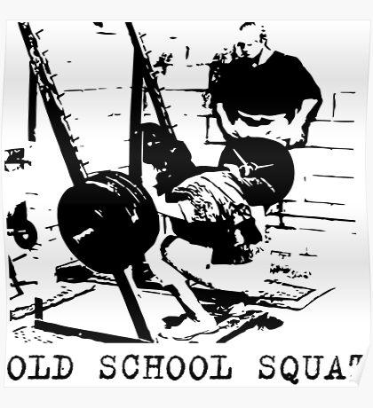 Old School Bodybuilding Art: Posters | Redbubble