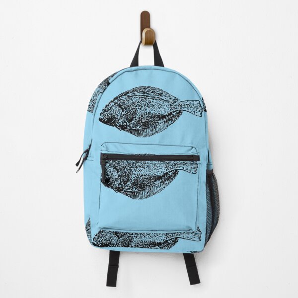 Item preview, Summer Flounder (Fluke) Black Print  designed and sold by designsasstultd.
