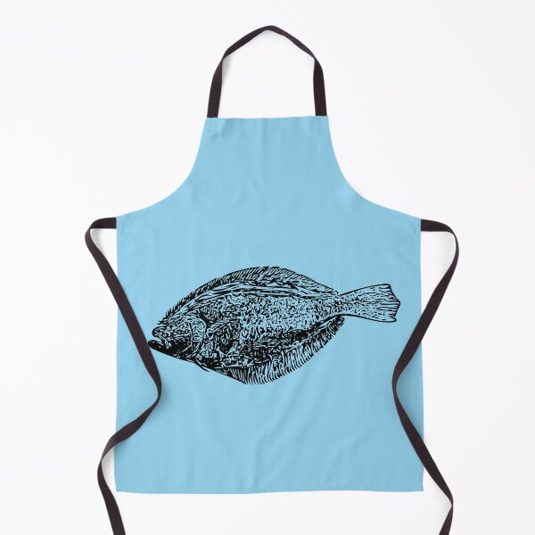 Item preview, Summer Flounder (Fluke) Black Print  designed and sold by designsasstultd.