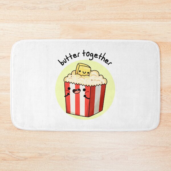 Item preview, Butter Together Funny Popcorn Puns  designed and sold by punnybone.