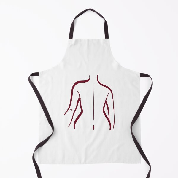 Item preview, Female body simple line illustration essentialized shape, nude woman designed and sold by Laura Ioana V.