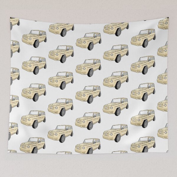 Item preview, Abstract G Wagon in yellow designed and sold by Wennixoxo.