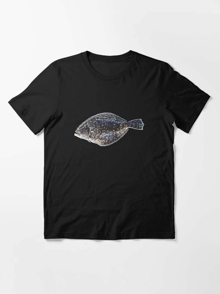 Summer Flounder (Fluke) White Alternate Print  Essential T-Shirt