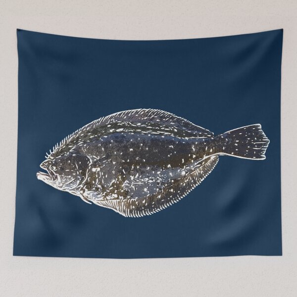Item preview,  Summer Flounder (Fluke) White Alternate Print  designed and sold by designsasstultd.