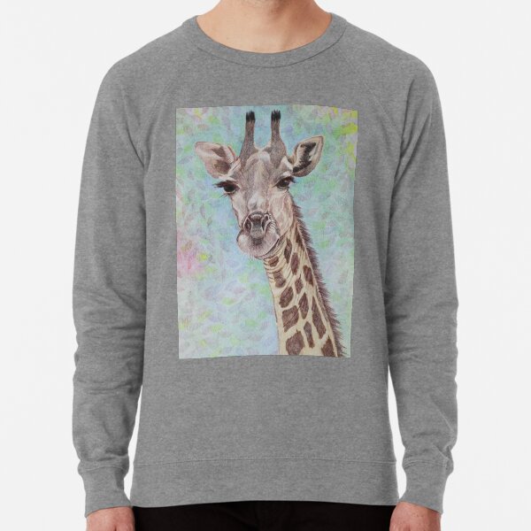 African Giraffe Lightweight Sweatshirt