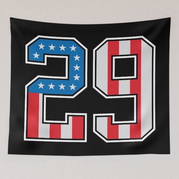Item preview, 29 American Classy Numbers twenty-nine United States Flag designed and sold by Urosek.