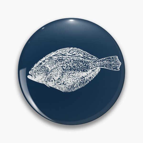 Item preview, Summer Flounder (Fluke) White Print  designed and sold by designsasstultd.