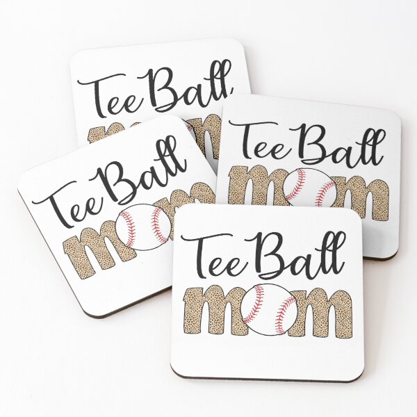 Item preview, T Ball MOM Tee Ball Sports Ball Mom Baseball Mom Softball Mom Leopard designed and sold by Rabbitti.