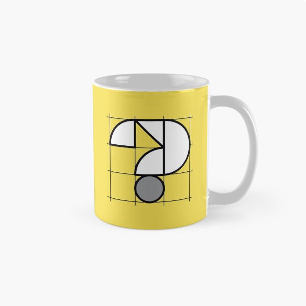 Item preview, Question Mark // Perfectionist Alphabet (Pantone Illuminating + Ultimate Gray) designed and sold by fumauk.