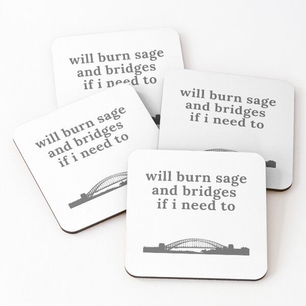 Item preview, will burn sage and bridges if i need to designed and sold by J- exit.
