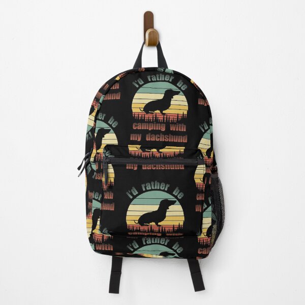 Item preview, I'd Rather Be Camping with my Dachsund designed and sold by Zurickdesigns.