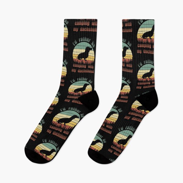 Item preview,  I'd Rather Be Camping with my Dachsund  designed and sold by Zurickdesigns.