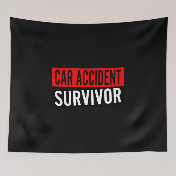 Item preview, Car Accident Survivor Essential Sticker designed and sold by Love2MakeArt.