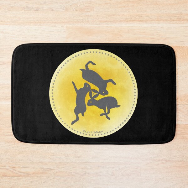 Item preview, 3 running hares on the moon designed and sold by Nijn.