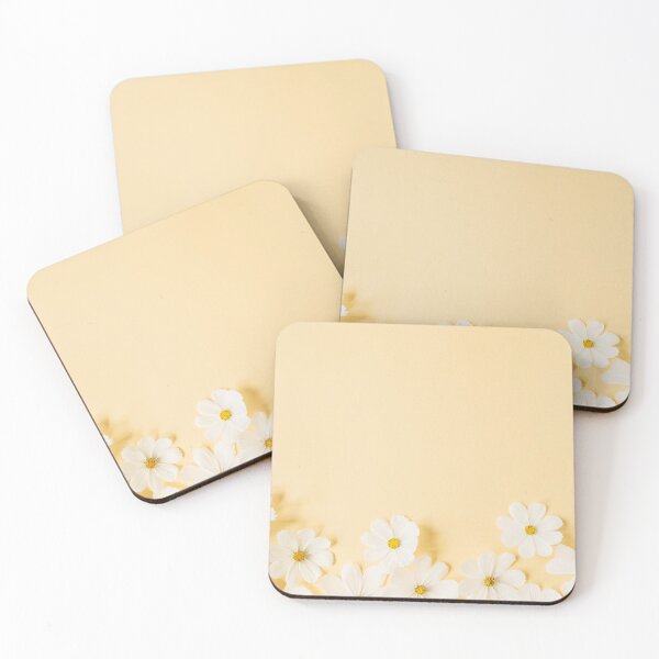 Item preview, Chamomile Flowers on Pastel Yellow Background designed and sold by LADYGOODMOOD.