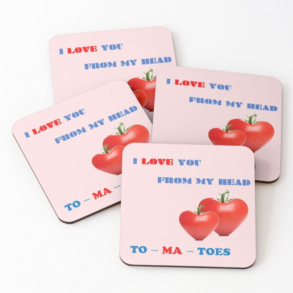 Item preview, I LOVE YOU FROM MY HEAD TOMATOES designed and sold by wildlittlefan.
