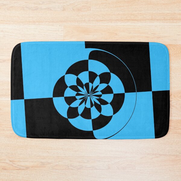 Item preview, Disturbed Focus. Blue and Black Square Fraction designed and sold by Kay Patterson.
