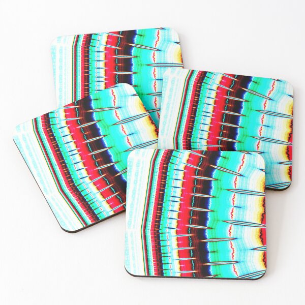 Item preview, Charged Red and Turquoise Full Spectrum Fusion designed and sold by Kay Patterson.