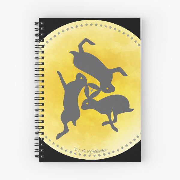 Item preview, 3 running hares on the moon designed and sold by Nijn.