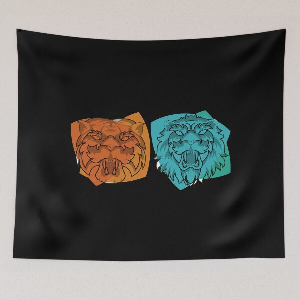 Item preview, Tiger vs lion designed and sold by FoxShop.