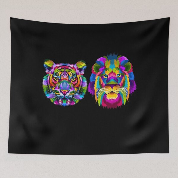 Item preview, Tiger vs lion Color designed and sold by FoxShop.