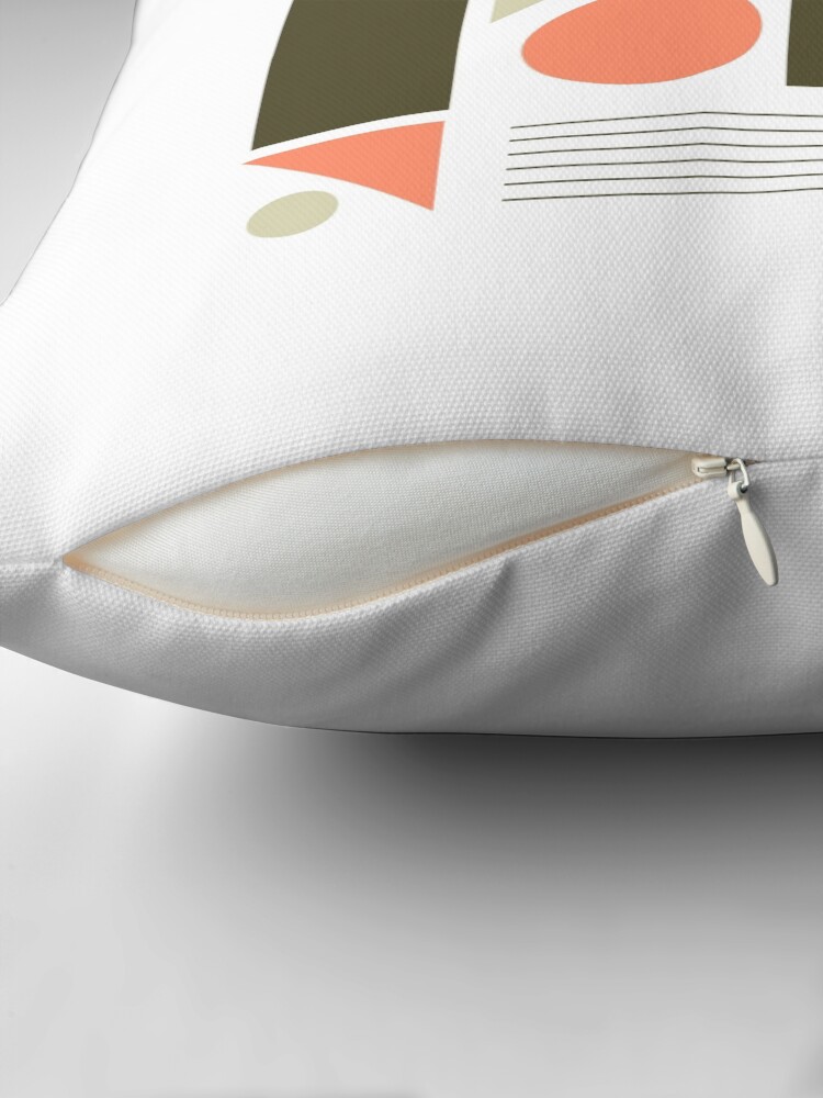 Thumbnail 2 of 4, Pillow, Abstract Geometric Shapes 01 designed and sold by BeatrisVeres.