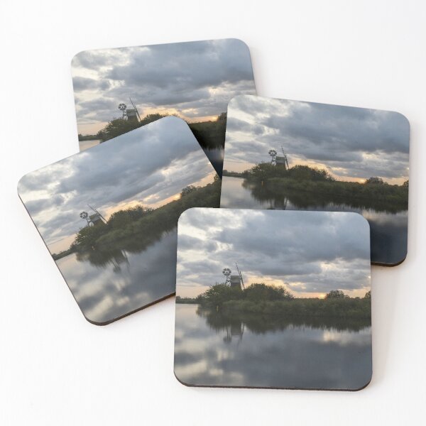 Item preview, Norfolk Broads windmill sunset designed and sold by cdkphotos.
