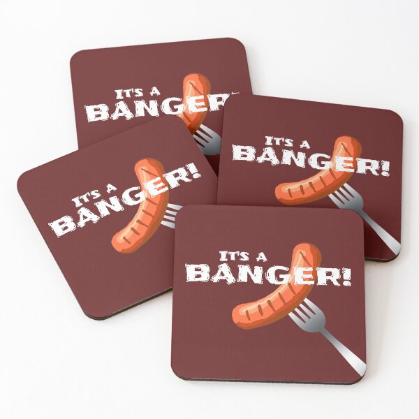 Item preview, It's a Banger! Sausage on a fork, Music Song Tune designed and sold by WibbleDesign.