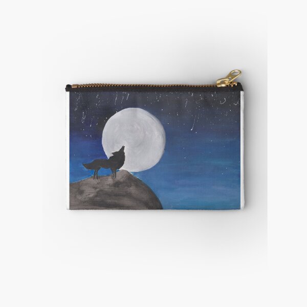 Item preview, Wolf Crying at the Moon Print designed and sold by HettyART.