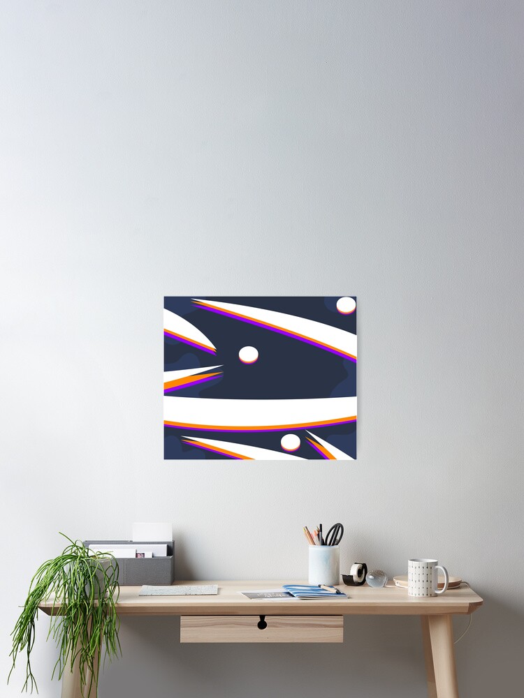 Thumbnail 2 of 3, Poster, Space road designed and sold by StrbArtDigitals.