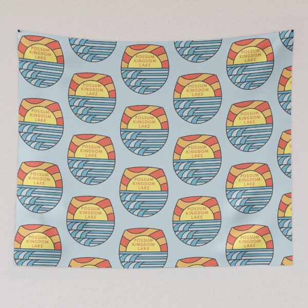 Item preview, Possum Kingdom Lake Texas TX Retro Ocean Sunrise designed and sold by palmettodigital.