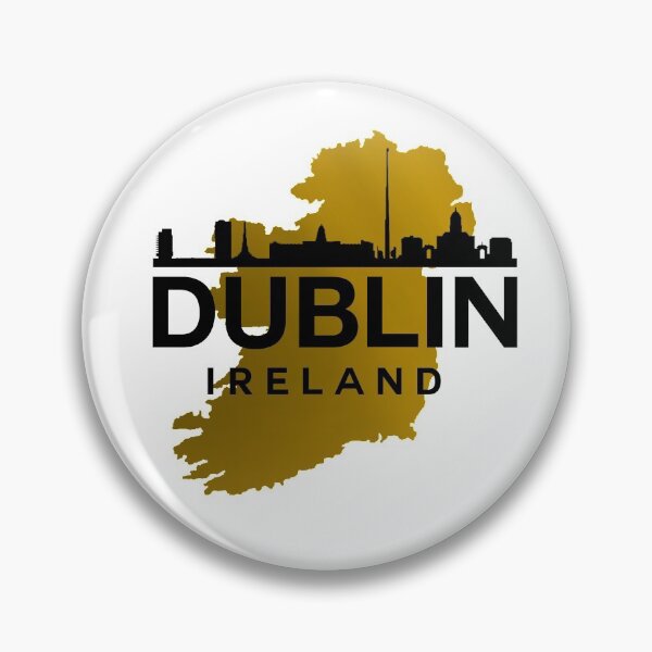 Item preview, Dublin Ireland Map and skyline designed and sold by IrishBeast.