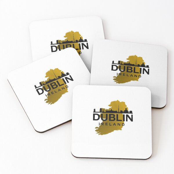 Item preview, Dublin Ireland Map and skyline designed and sold by IrishBeast.