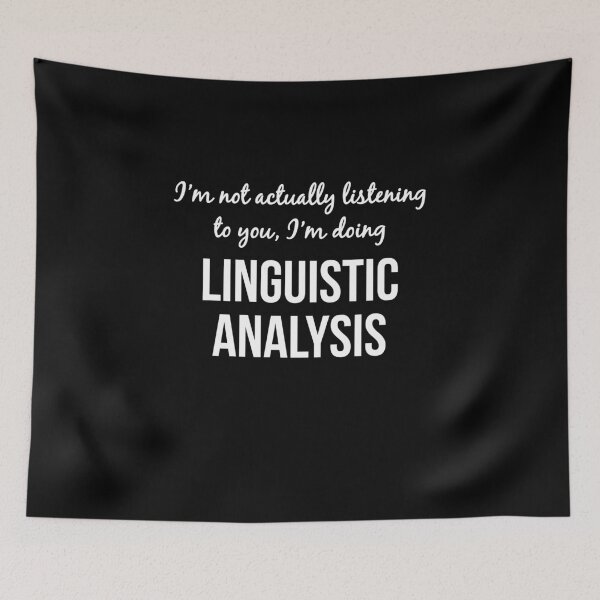 Item preview, Linguistic Analysis Gift designed and sold by AwesomeWorld1.