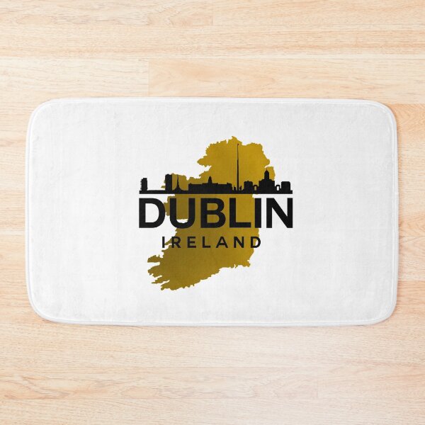 Item preview, Dublin Ireland Map and skyline designed and sold by IrishBeast.
