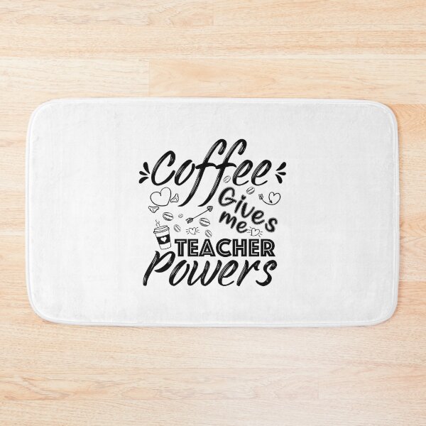 Item preview, Coffee Gives Me Teacher Powers Funny Teacher School Gifts designed and sold by KO-Design.
