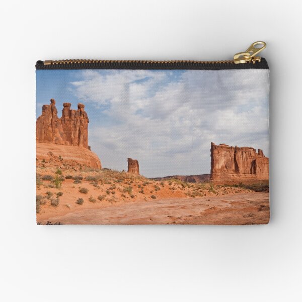 The Three Gossips, Sheep Rock and Courthouse Tower Zipper Pouch