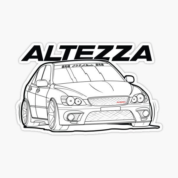 ＡＤ（altezza disegno） SKiPiX ART🎨 | 🌘TIGERMOON ATTACK 🌒 Toyota Altezza